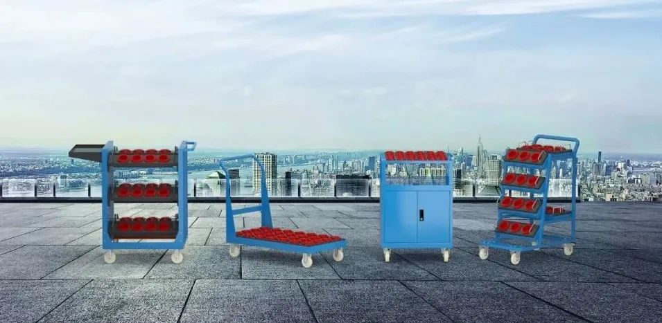 常見的5種工位器具介紹-刀具存儲車、推車、物料整理架、工作桌、安全工具柜